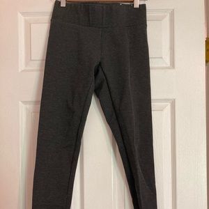 Loft Ponte Pants Dark Charcoal Heather Great